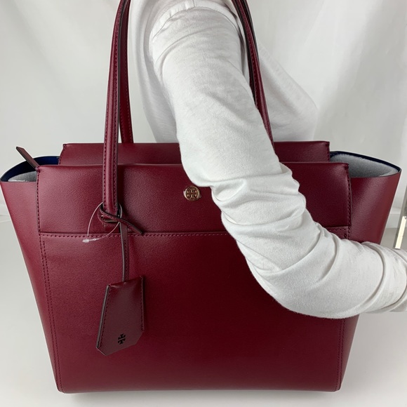 New Tory Burch Parker Leather Tote 37169 - Picture 2 of 8